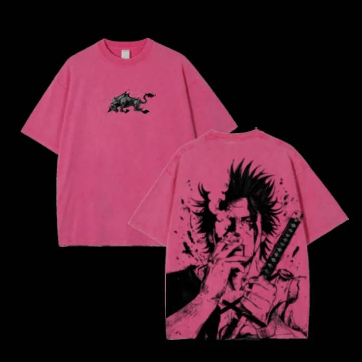 Yami Sukehiro x Black BullsPrinted Vintage Tee Unisex T-shirt