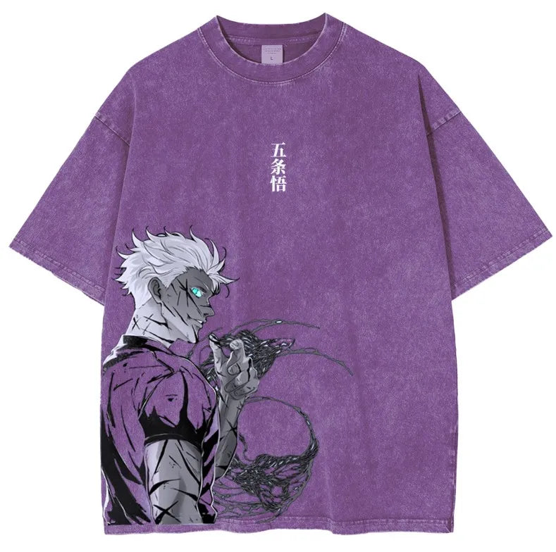 Anime Gojo Printed T-Shirt