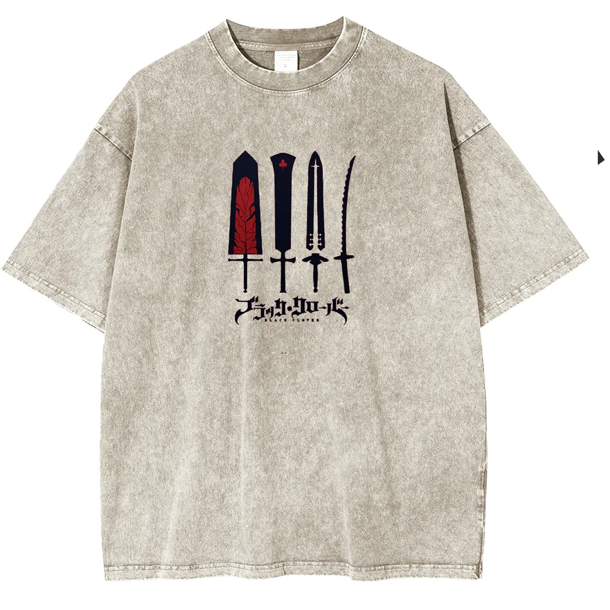 Black Clover Asta Washed Unisex T-shirt