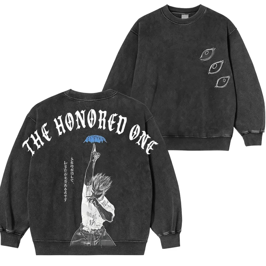 Nysekai "Satoru Gojo The Honored One" Jujutsu Kaisenk Sweatshirt