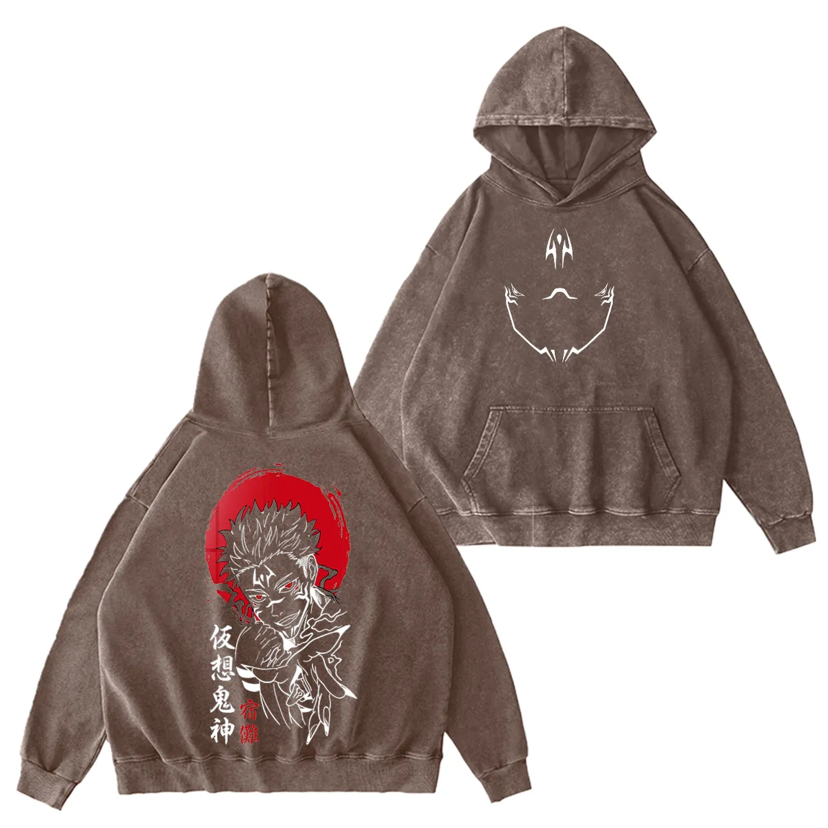 Jujutsu Kaisen Vintage Washed Hoodie