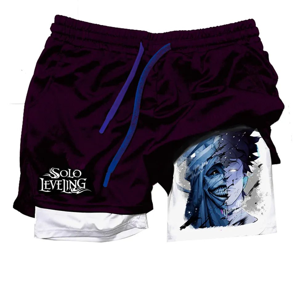 Solo Leveling "Anime" Gym Shorts