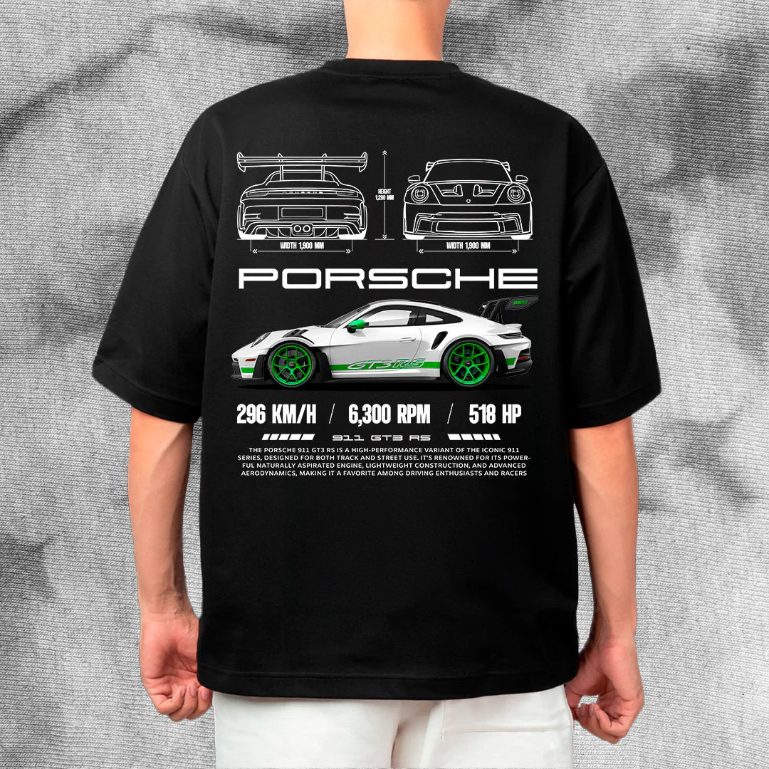 Porsche Spor Araba Tshirt
