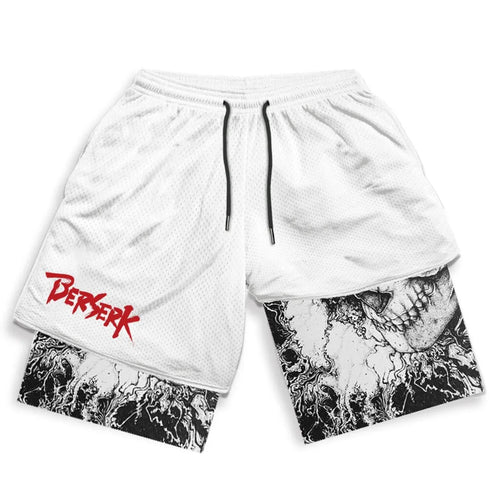 B.K SKULL PERFORMANCE SHORTS