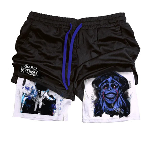 Solo Leveling "Anime" Gym Shorts