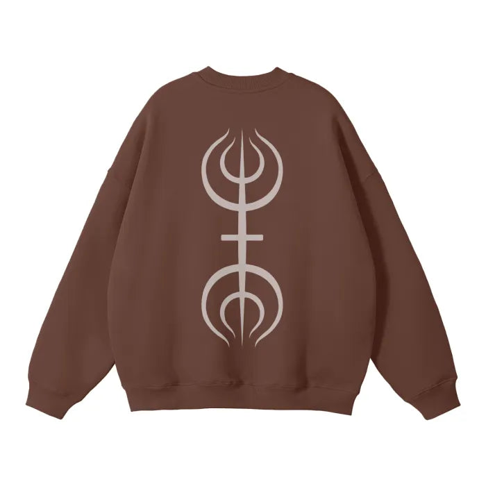 Nature’s Heart Streetwear Sweatshirt Brown