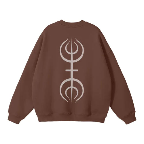Nature’s Heart Streetwear Sweatshirt Brown