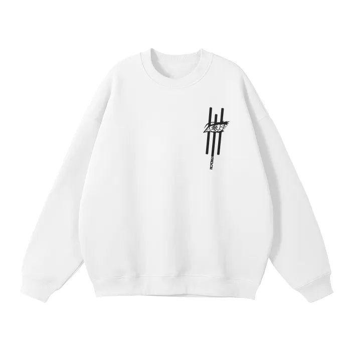 Demon Striker Streetwear Sweatshirt White