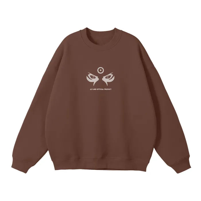 Nature’s Heart Streetwear Sweatshirt Brown