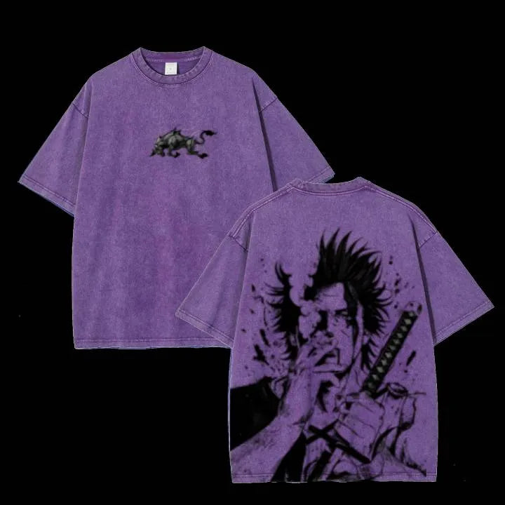 Yami Sukehiro x Black BullsPrinted Vintage Tee Unisex T-shirt