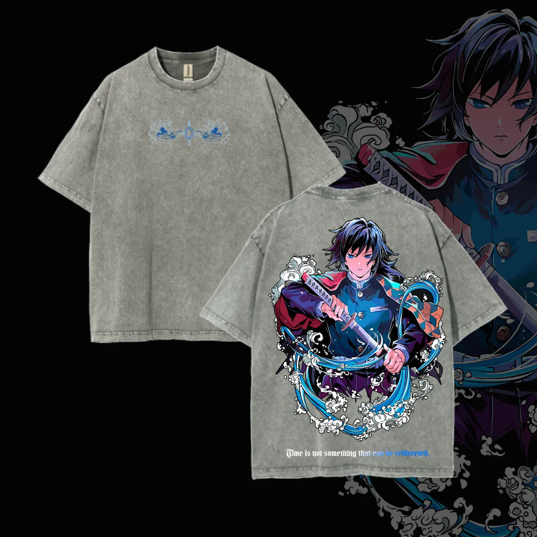 Hashira Demon Slayer – Rengoku, Giyu, Tengen, Obanai, Gyomei, Mitsuri  Washed Oversized T-Shirt
