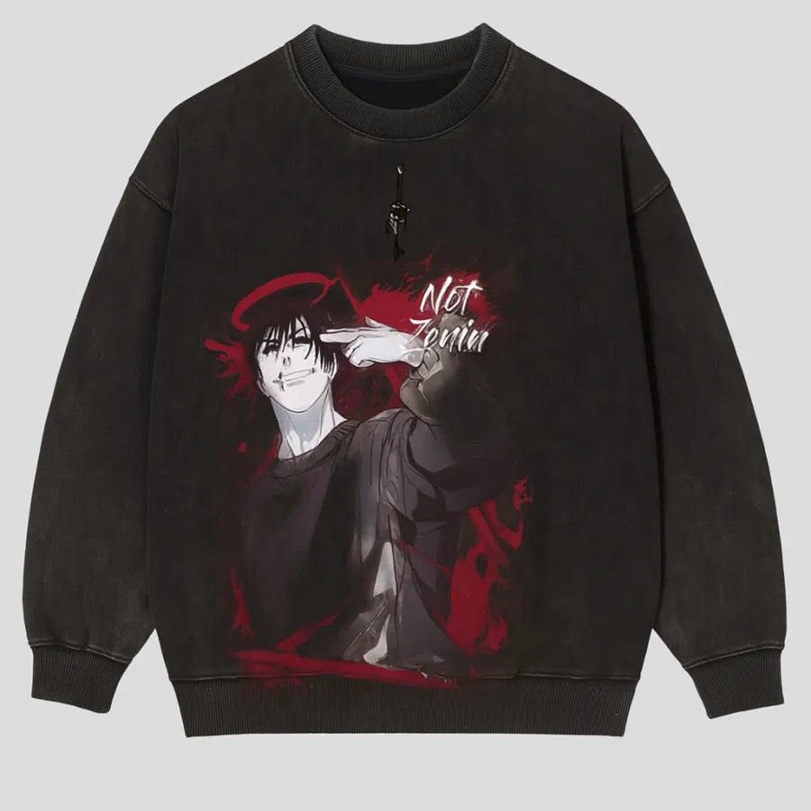 Jujutsu Kaisen Vintage Washed  Sweatshirt