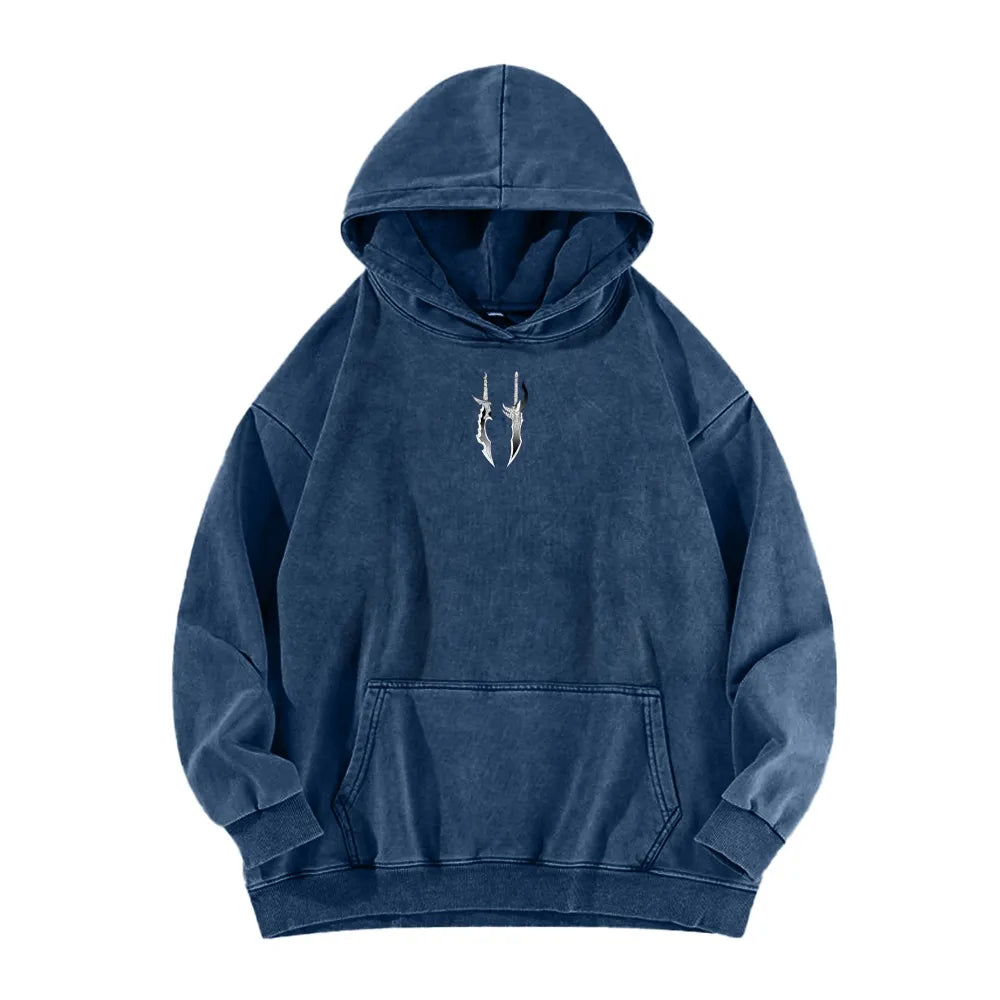 Solo Leveling Casual Washed Hoodie