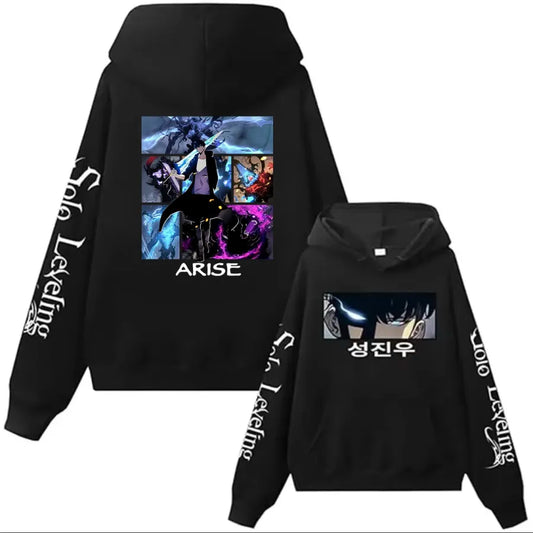 Solo Leveling Printed Oversized Unisex Hoodie