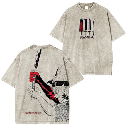 Black Clover Asta Washed Unisex T-shirt