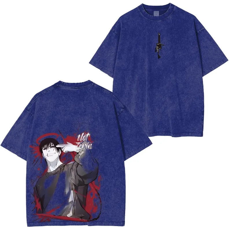 Azikbd Jujutsu Kaisen Anime Retro Tshirt