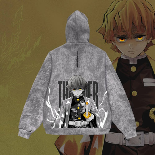 ZENITSU Unisex Washed Hoodie