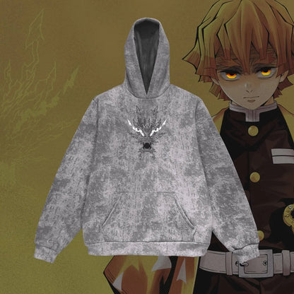 ZENITSU Unisex Washed Hoodie