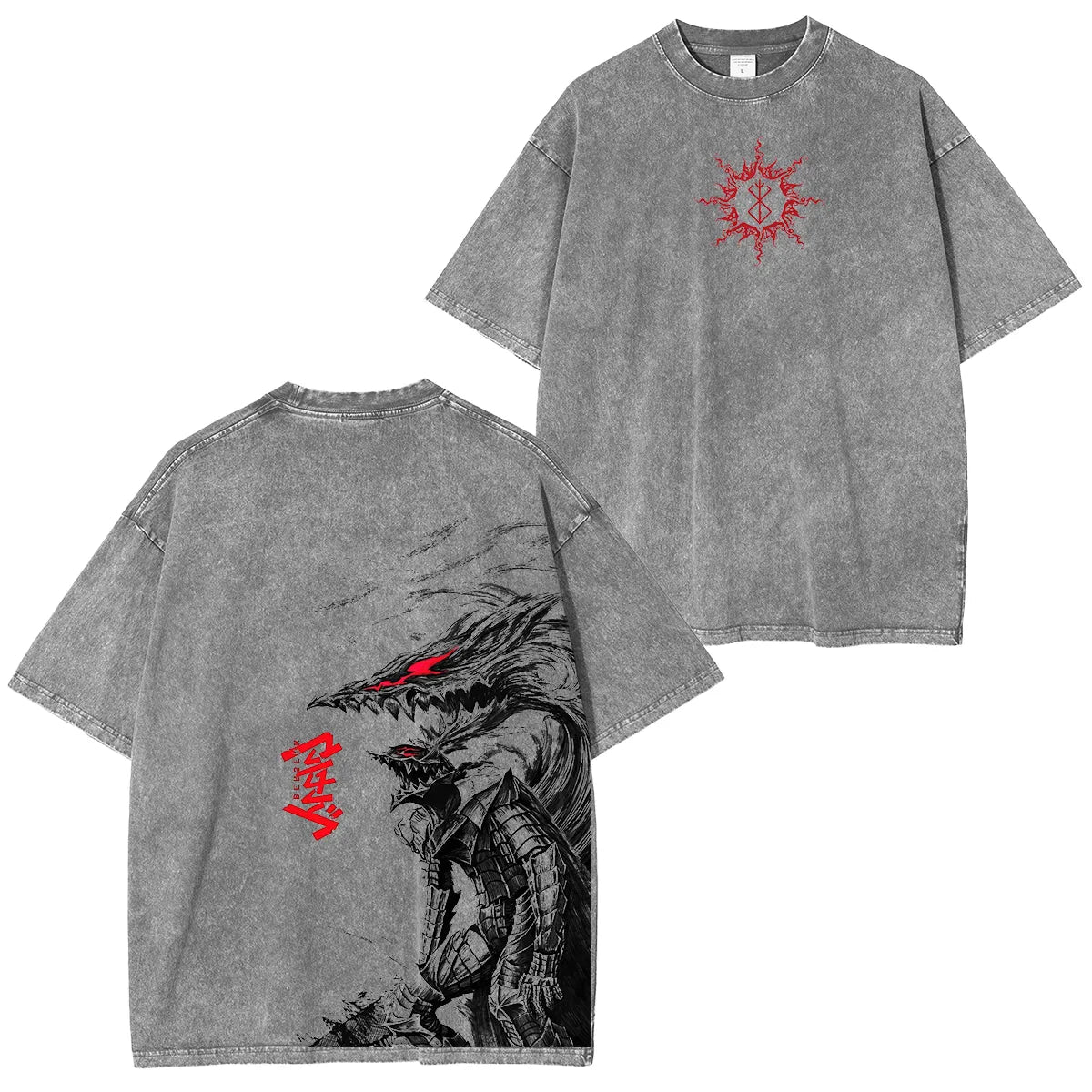 Berserk Anime Washed Unisex T-Shirt