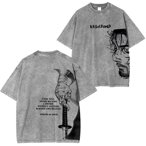 "Vagabond Musashi Miyamoto Black" T-Shirt