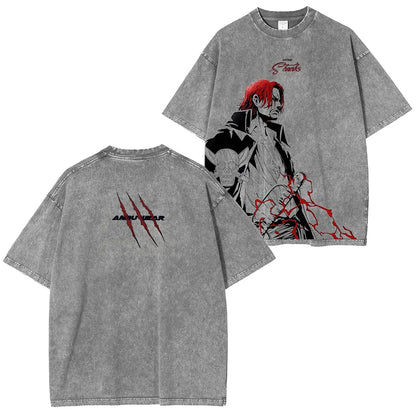 Project Kaos Anime One Piece Yonkou Akagami TShirt