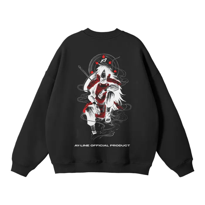 Eye of the Moon Streetwear Sweatshirt Black
