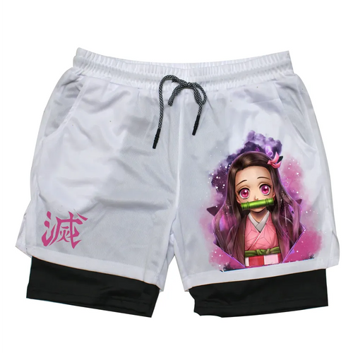 Nezuko "Anime × Gym" Shorts
