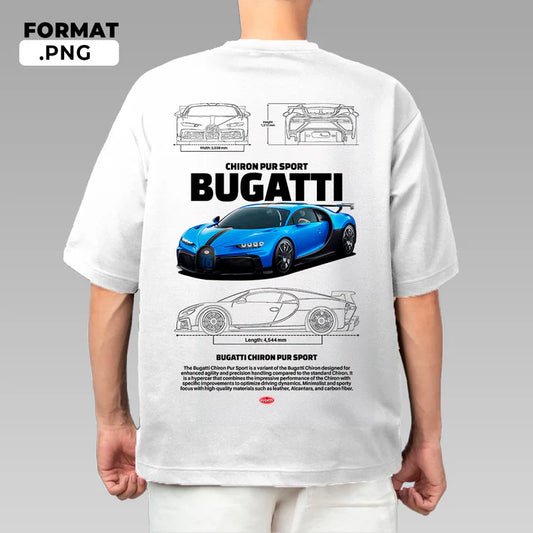 Blue Bugatti Tshirt